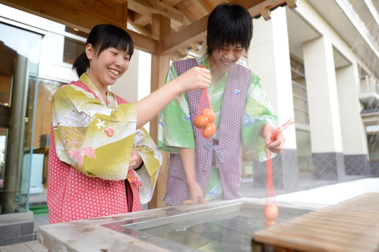Iizaka Onsen Surikamitei Ohtori Hotell Fukushima  Eksteriør bilde